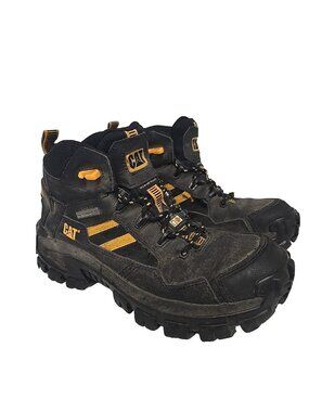 CATERPILLAR Men's Invader Composite Toe Mid Cut Safety Hiker P726142 Black 8W